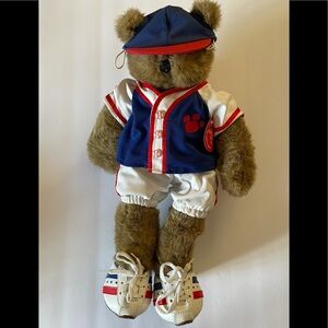 Build-A-Bear Baseball Fan Varsity Bear With Hat Jersey Shirts & Sneakers
